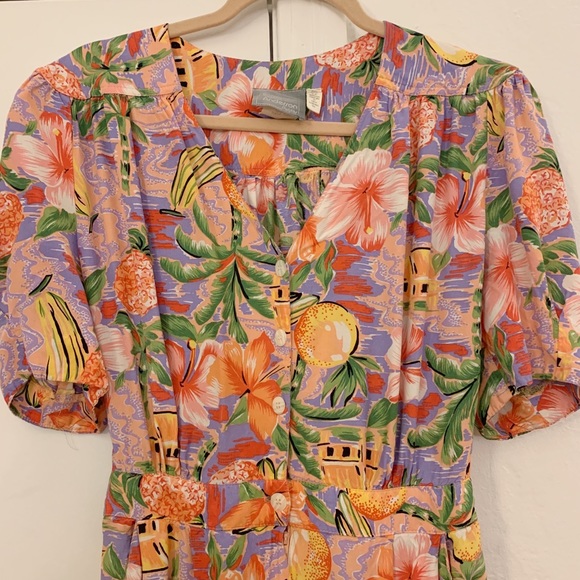 Vintage Pants - TROPICAL VINTAGE JUMPSUIT